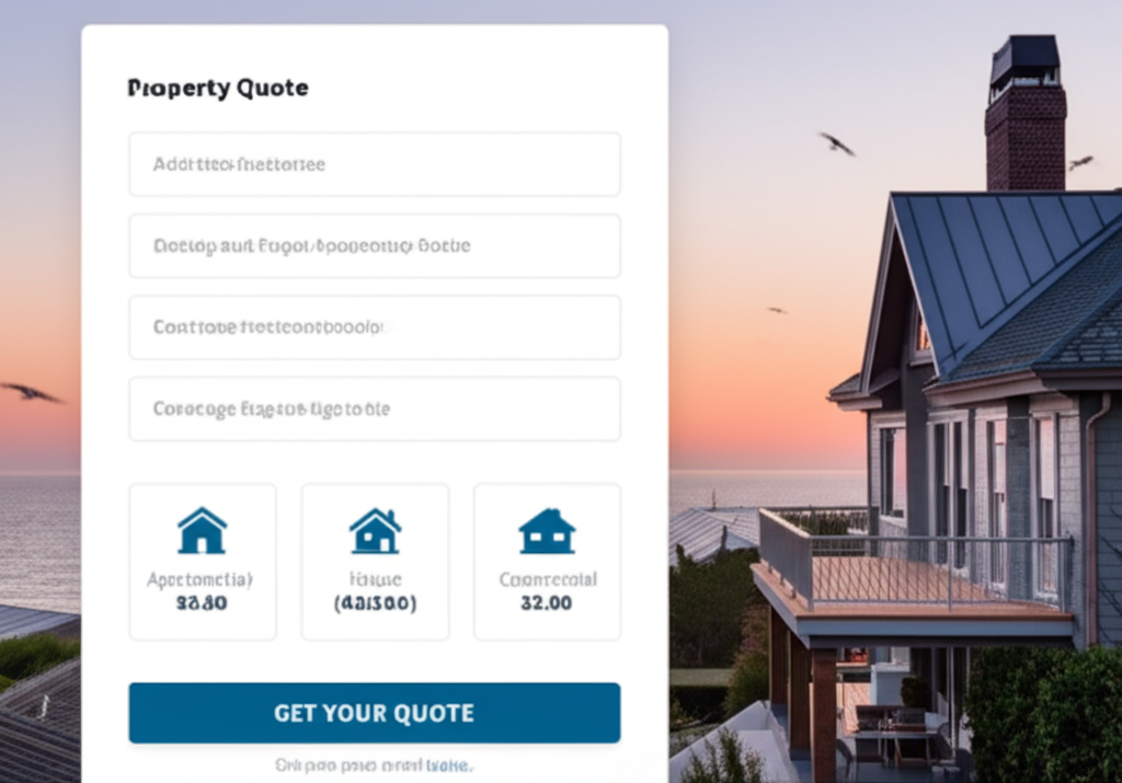 Property quote interface